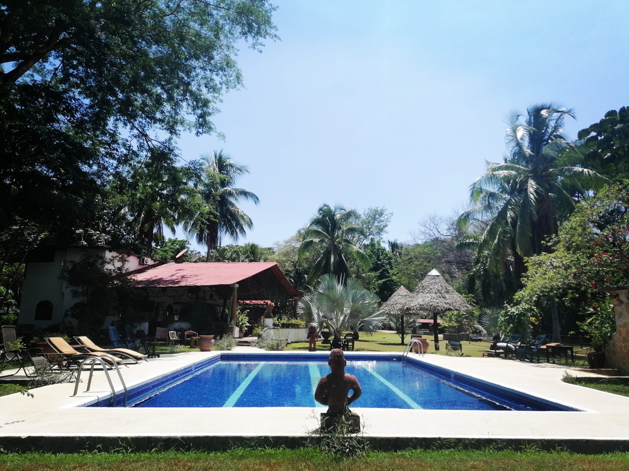 pool at the eco lodge